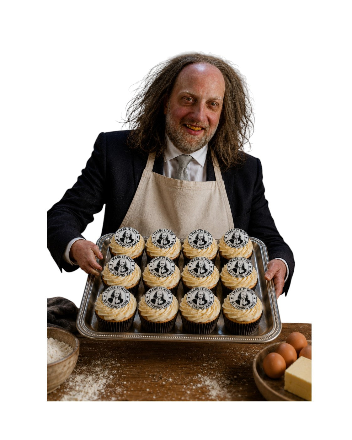 Halloween Scary Movie 2 Strong Hand Edible Cupcake Toppers – 15 Pre-Cut 4.5cm