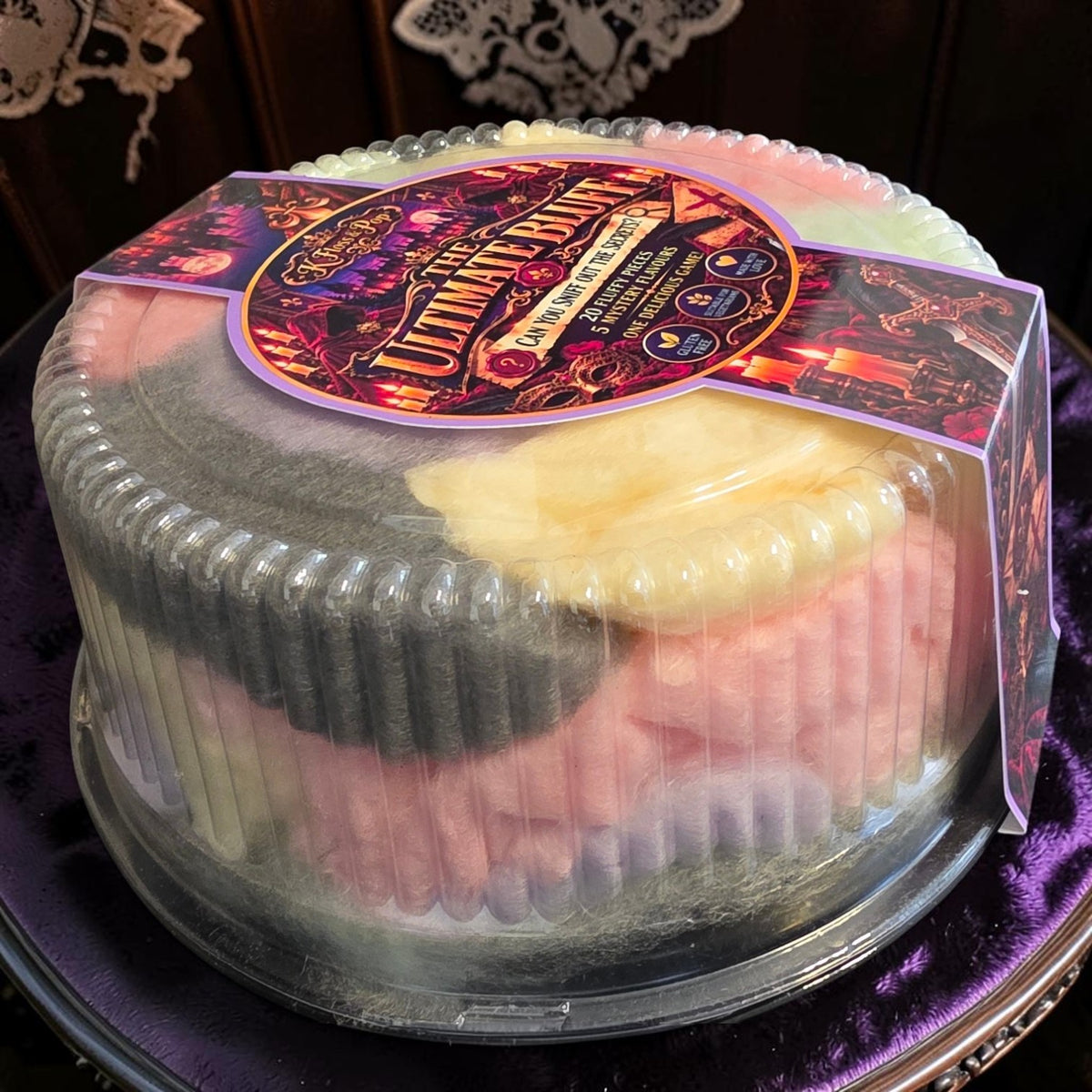 The Ultimate Bluff | Mystery Candy Floss Tear & Share Cake & Party Game TRUST NO ONE... NOT EVEN YOUR TASTE BUDS!