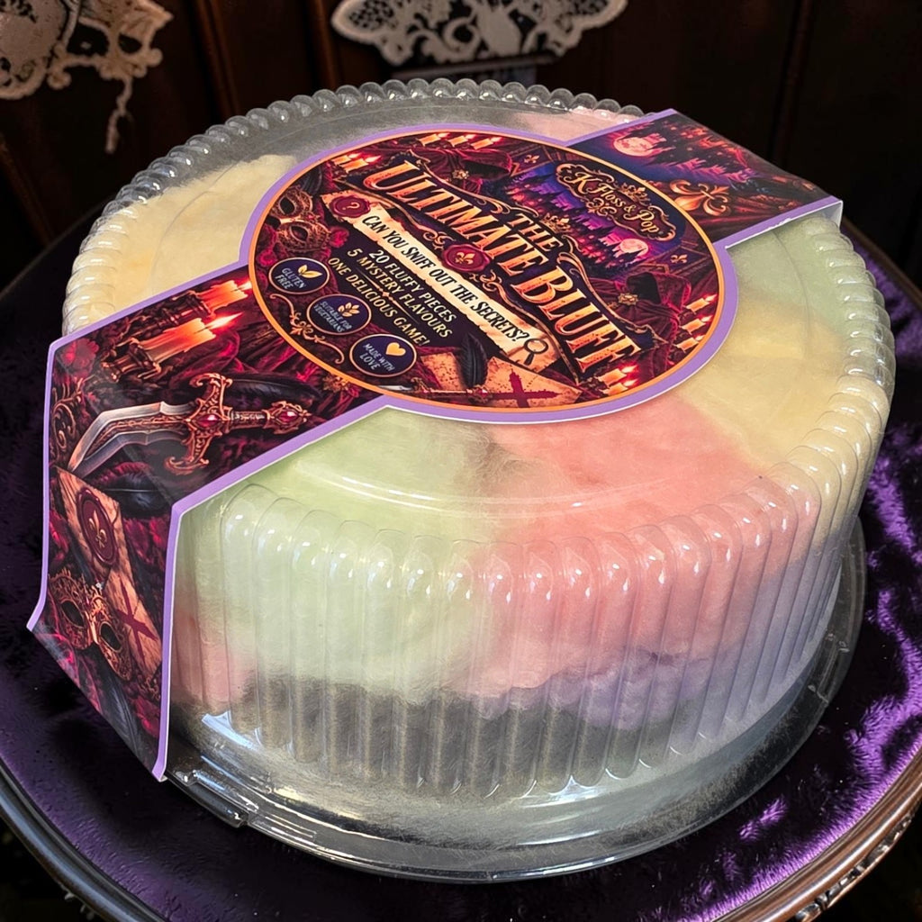 The Ultimate Bluff | Mystery Candy Floss Tear & Share Cake & Party Game TRUST NO ONE... NOT EVEN YOUR TASTE BUDS!