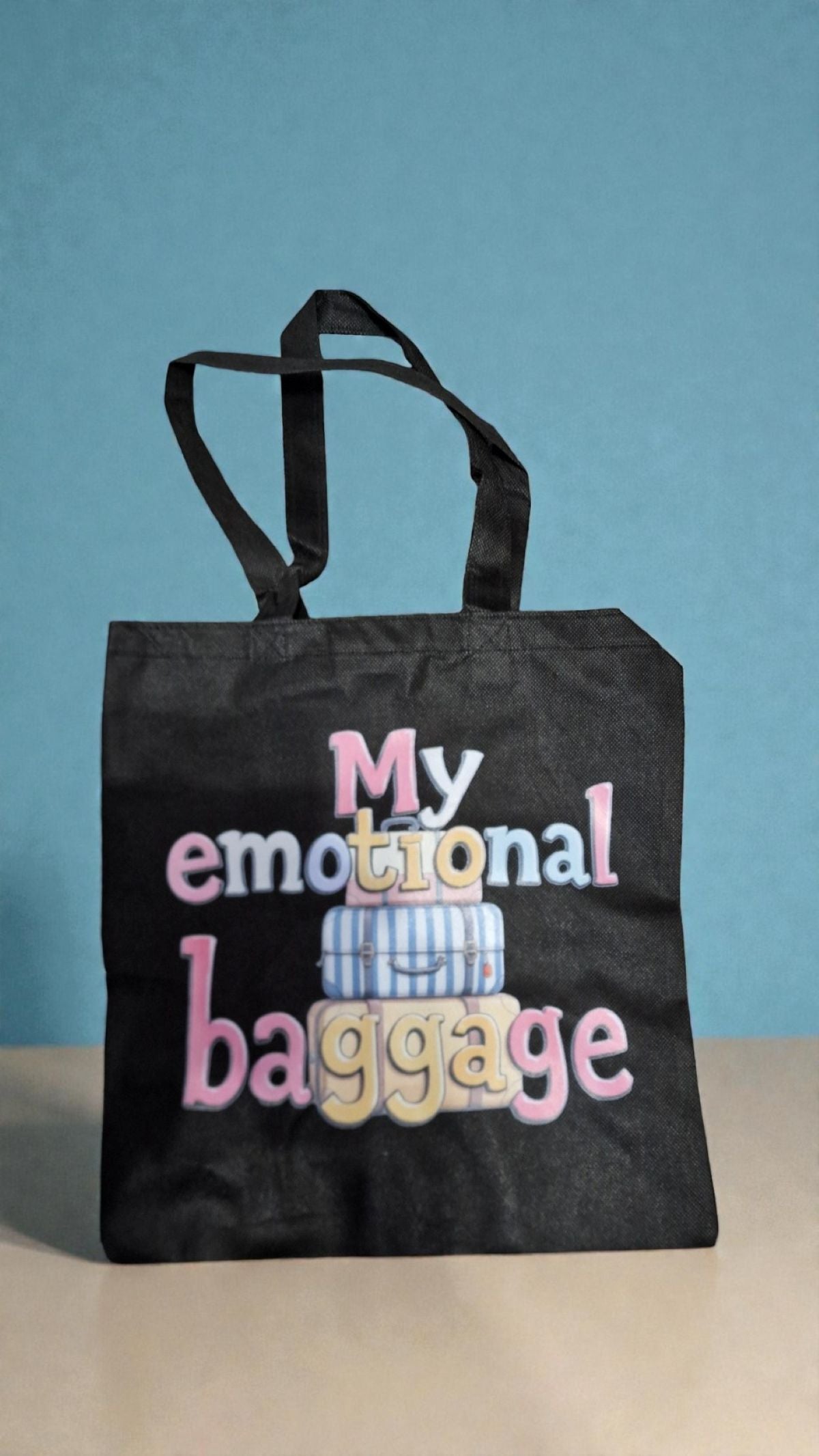 My Emotional Baggage” tote bag