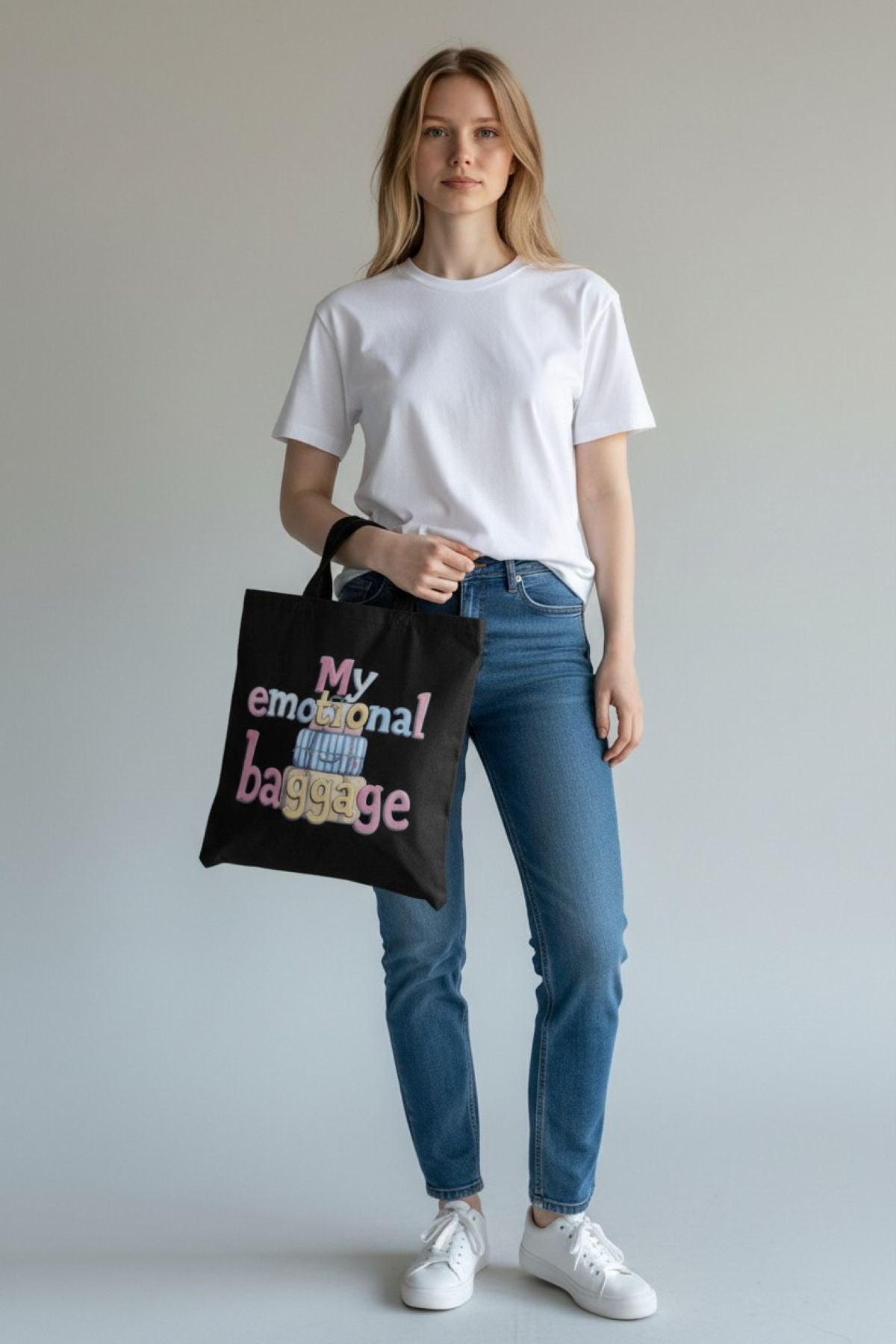 My Emotional Baggage” tote bag