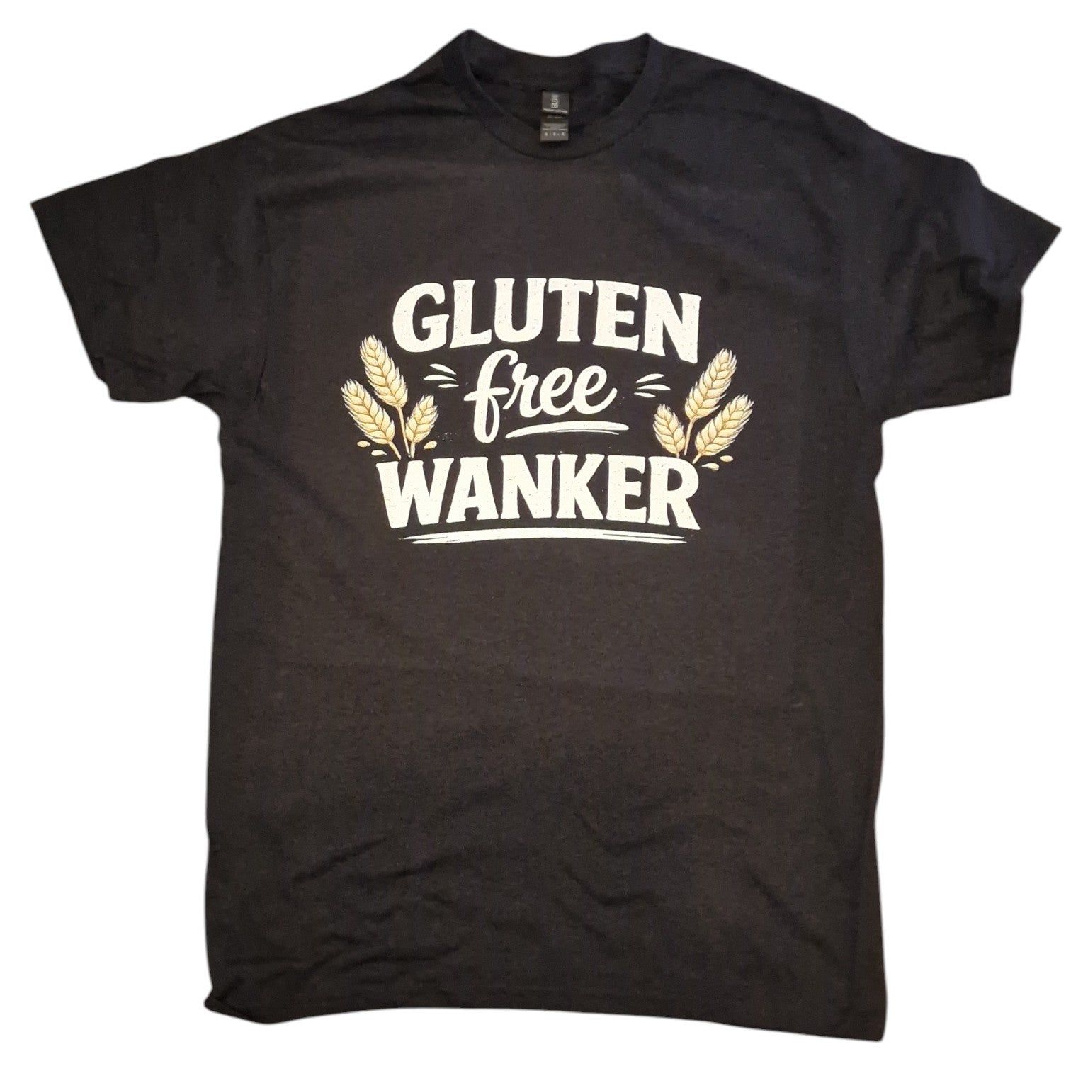 Gluten Free Wanker T-Shirt | Funny Gluten Free Gift | Coeliac Humour Tee | Novelty Slogan Shirt