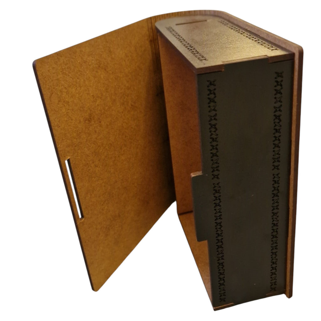 Tom Riddle Diary Inspired Wooden Keepsake Box | Handmade Wizarding Inspired Secret Storage Book